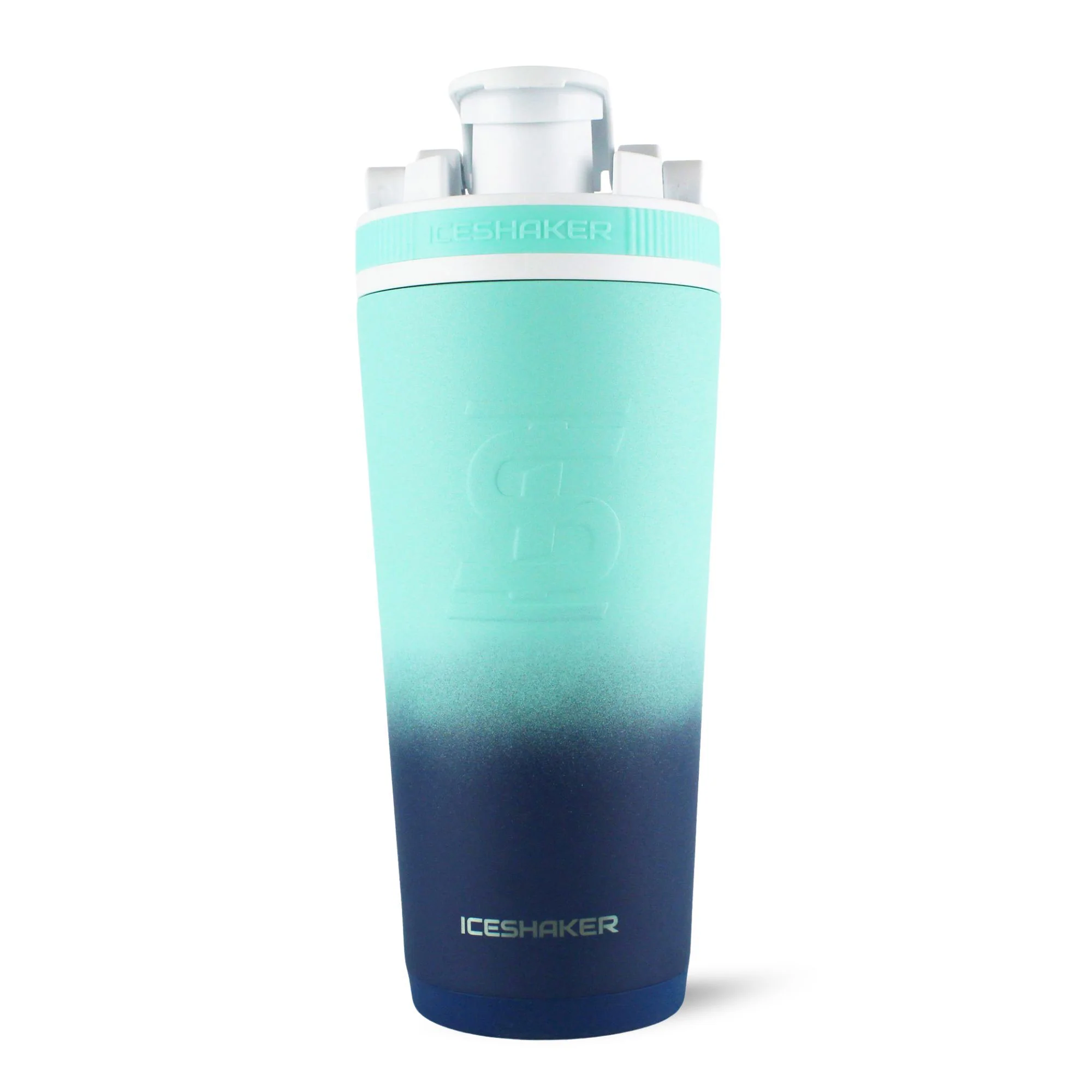 26oz Ice Shaker - Navy Mint Ombre - Image 3