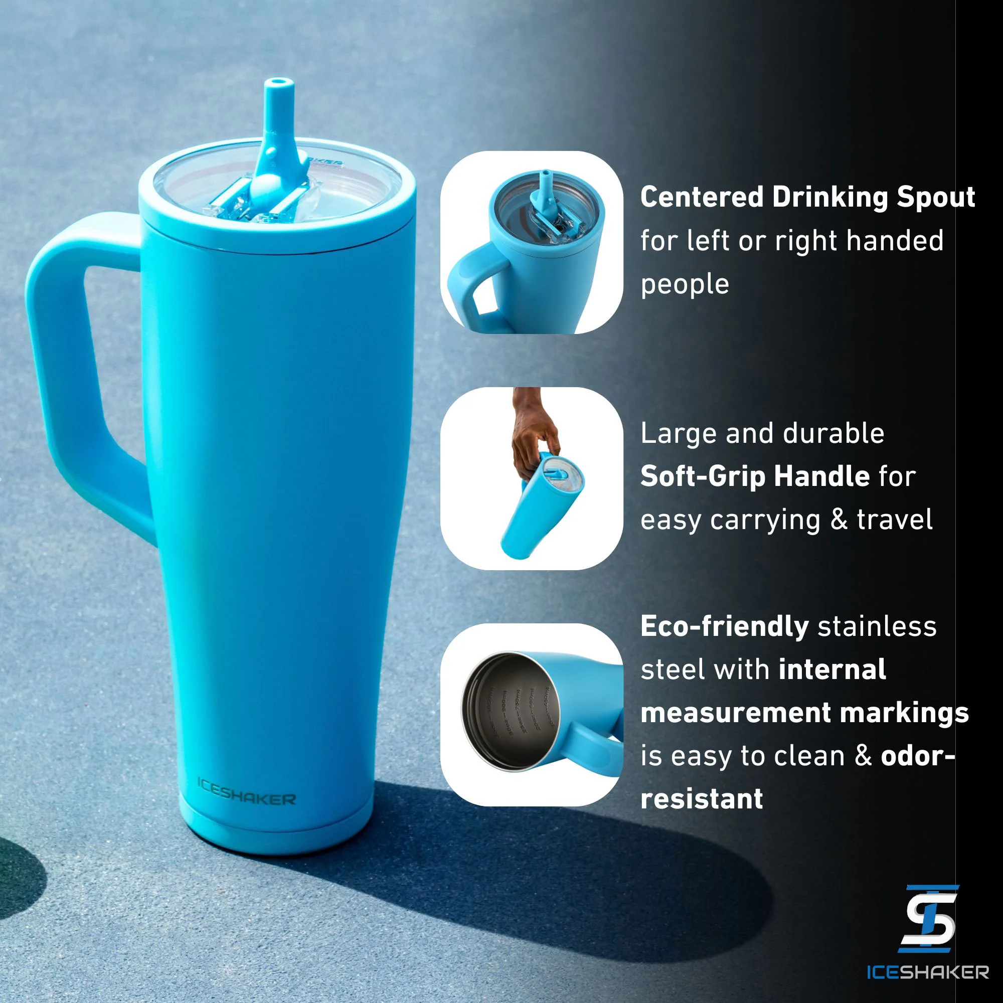 Custom Down to Fish 40oz Legend Shaker Tumblers - Image 8