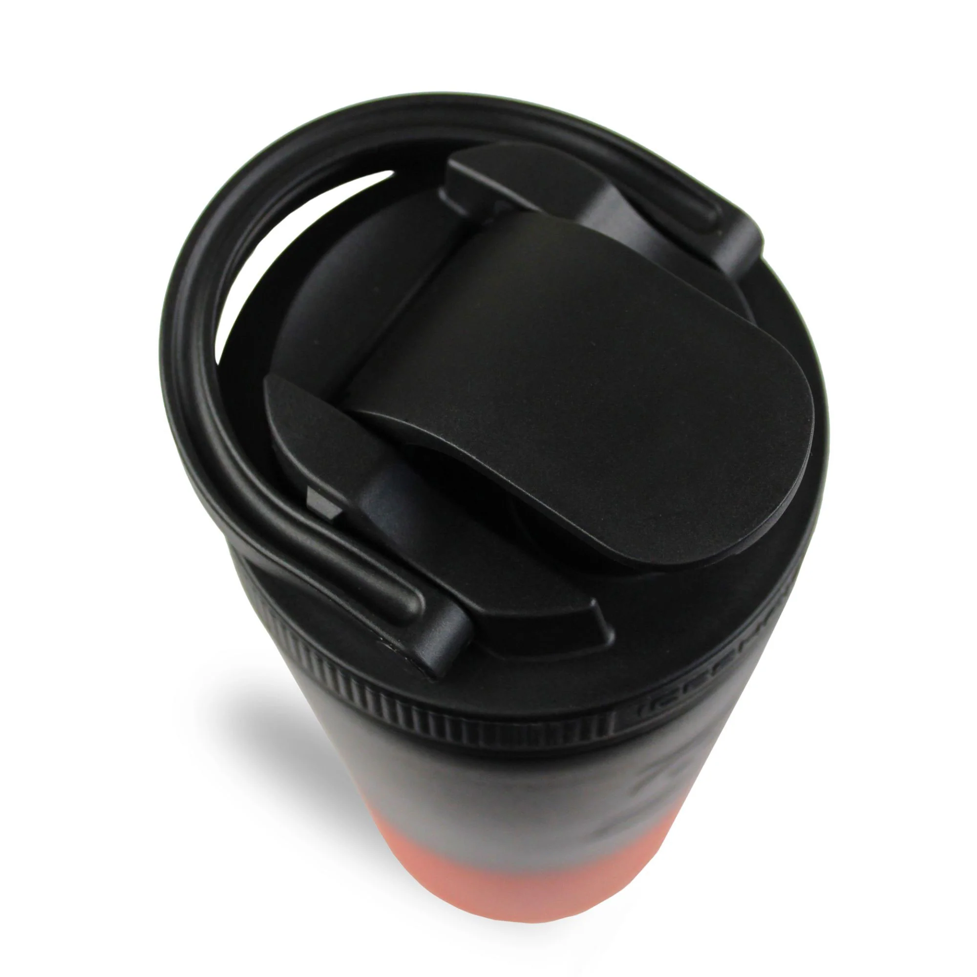 26oz Ice Shaker - Orange Black Ombre - Image 6