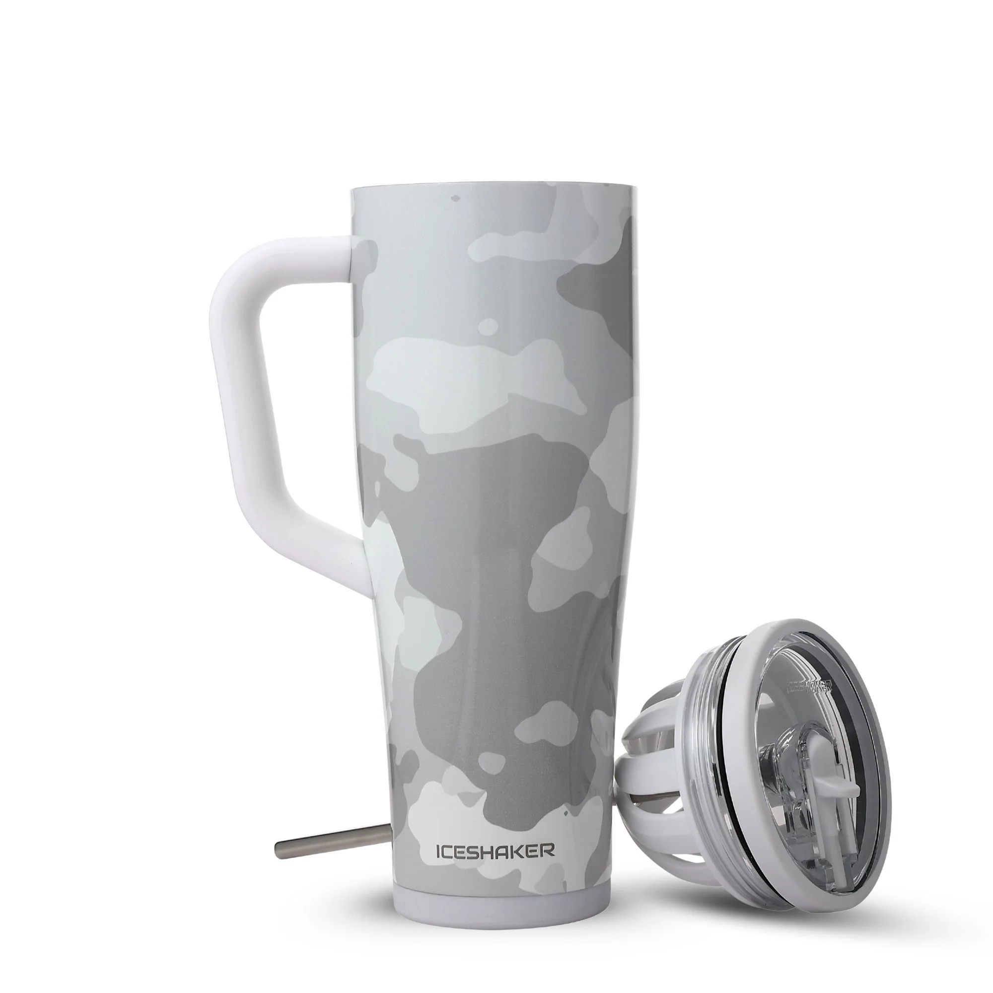 40oz Legend Series Shaker Bottle - White Camo - Image 3
