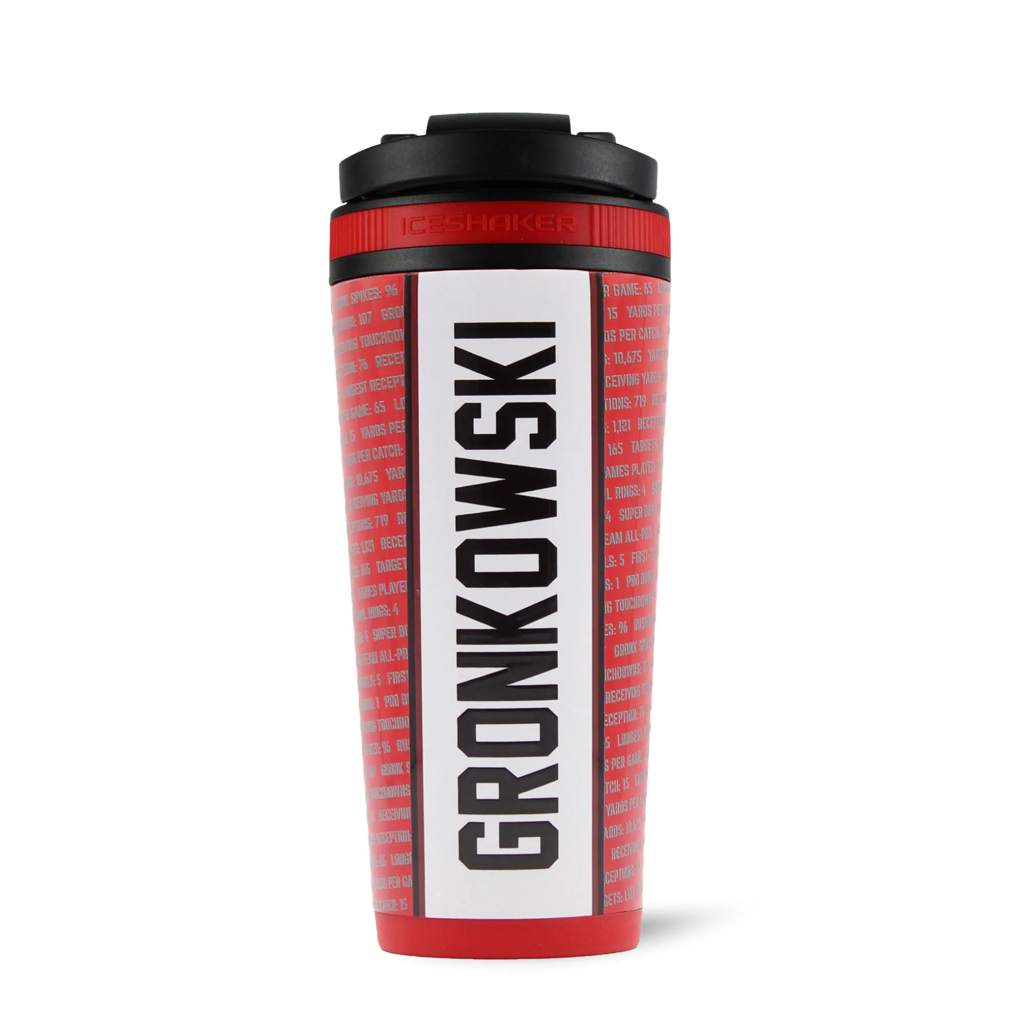 Ice Shaker 4D Series 26oz Shaker Bottle - Gronk 87 Record Breaker Edition - Image 3
