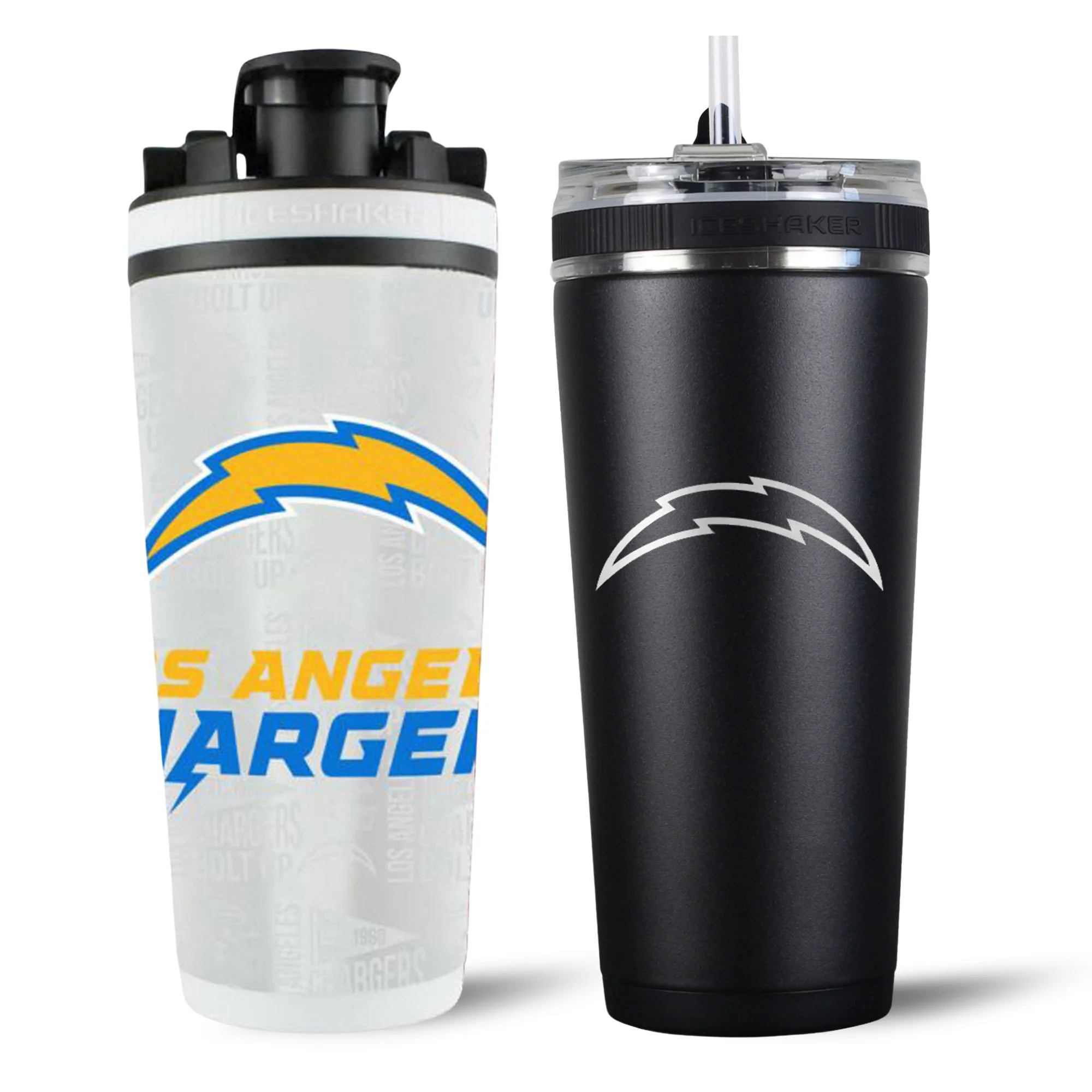 Los Angeles Chargers 4D Shaker & Flex Bottle Bundle