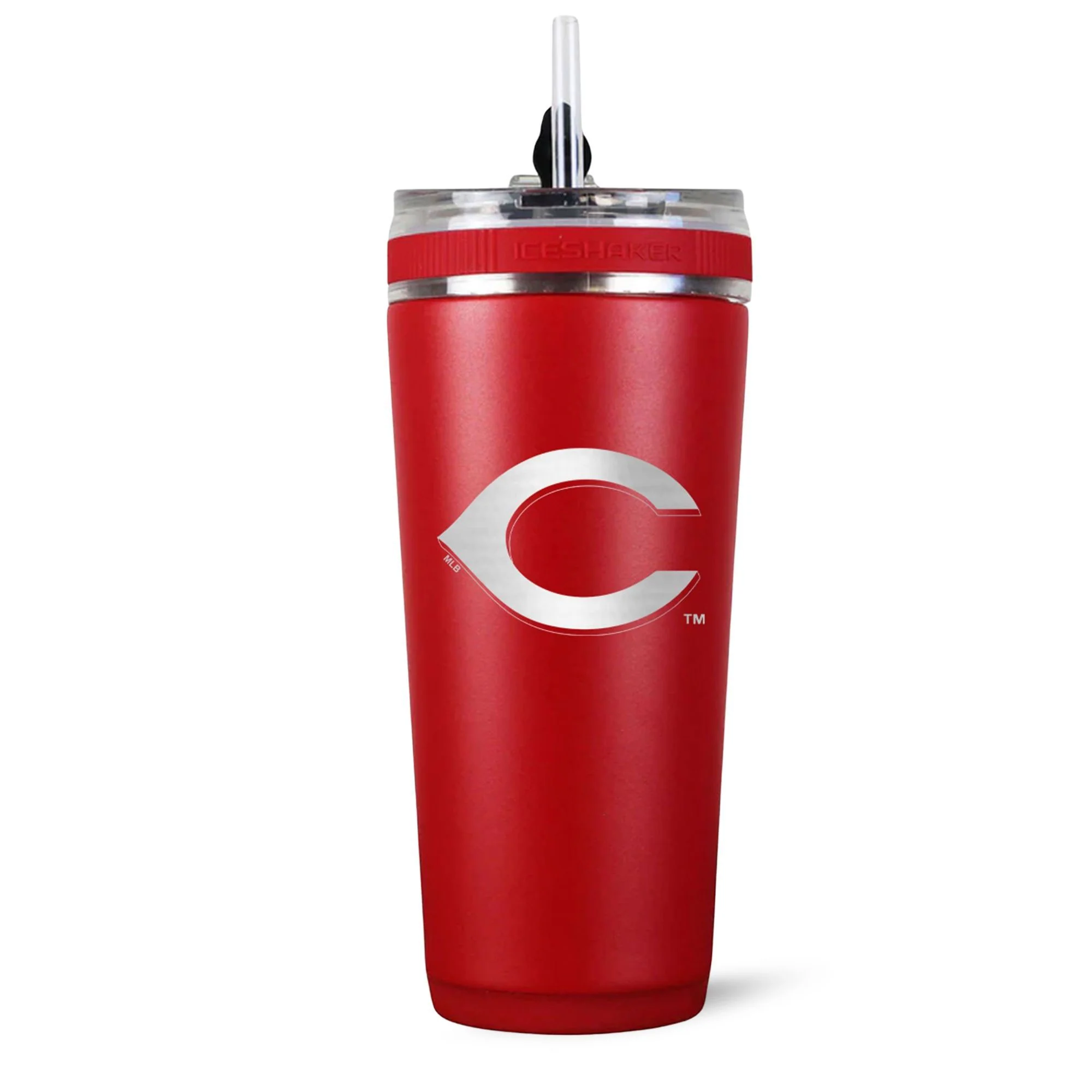 Officially Licensed Cincinnati Reds 26oz Flex Bottle - Red