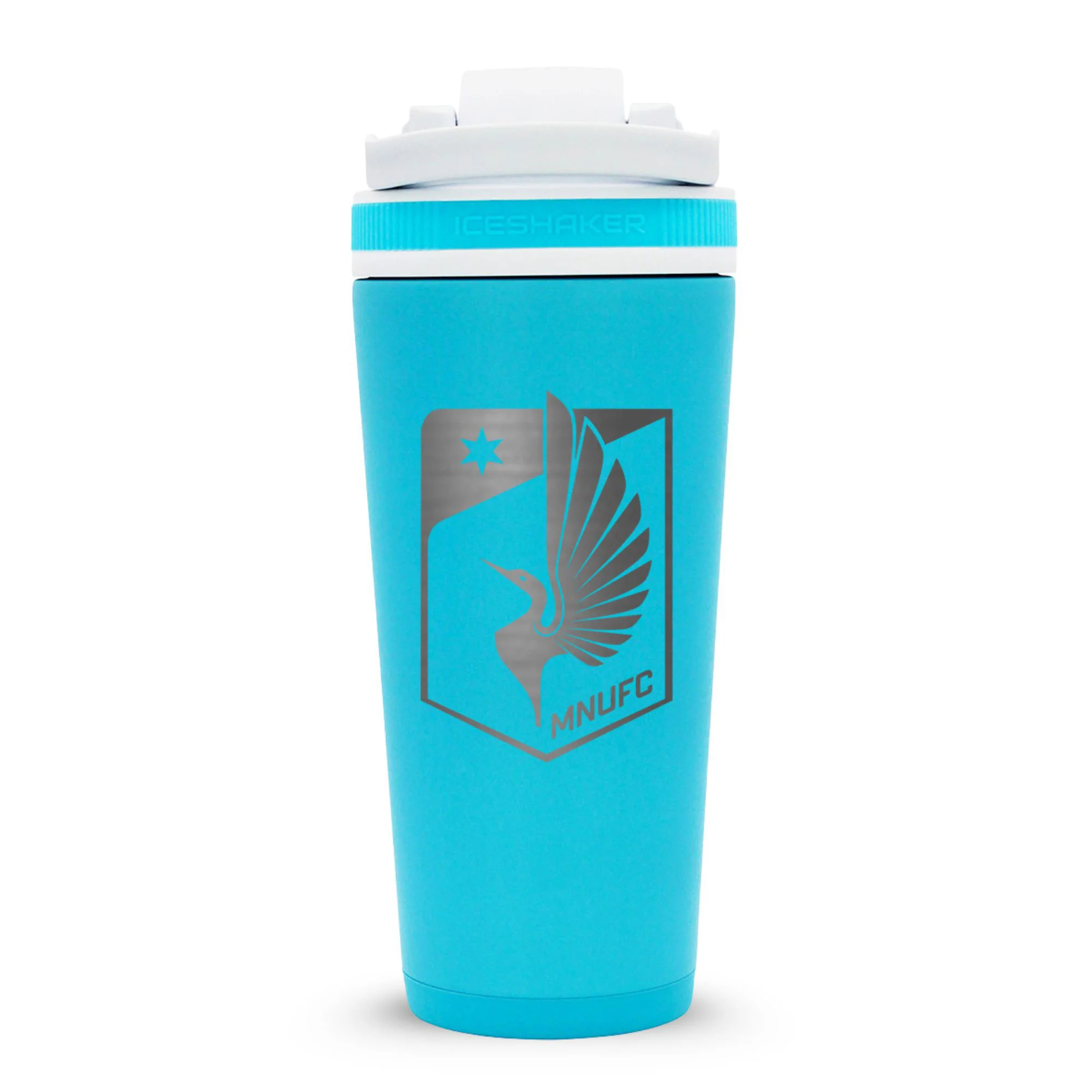Officially Licensed Minnesota United FC 26oz Ice Shaker - Caribbean Blue