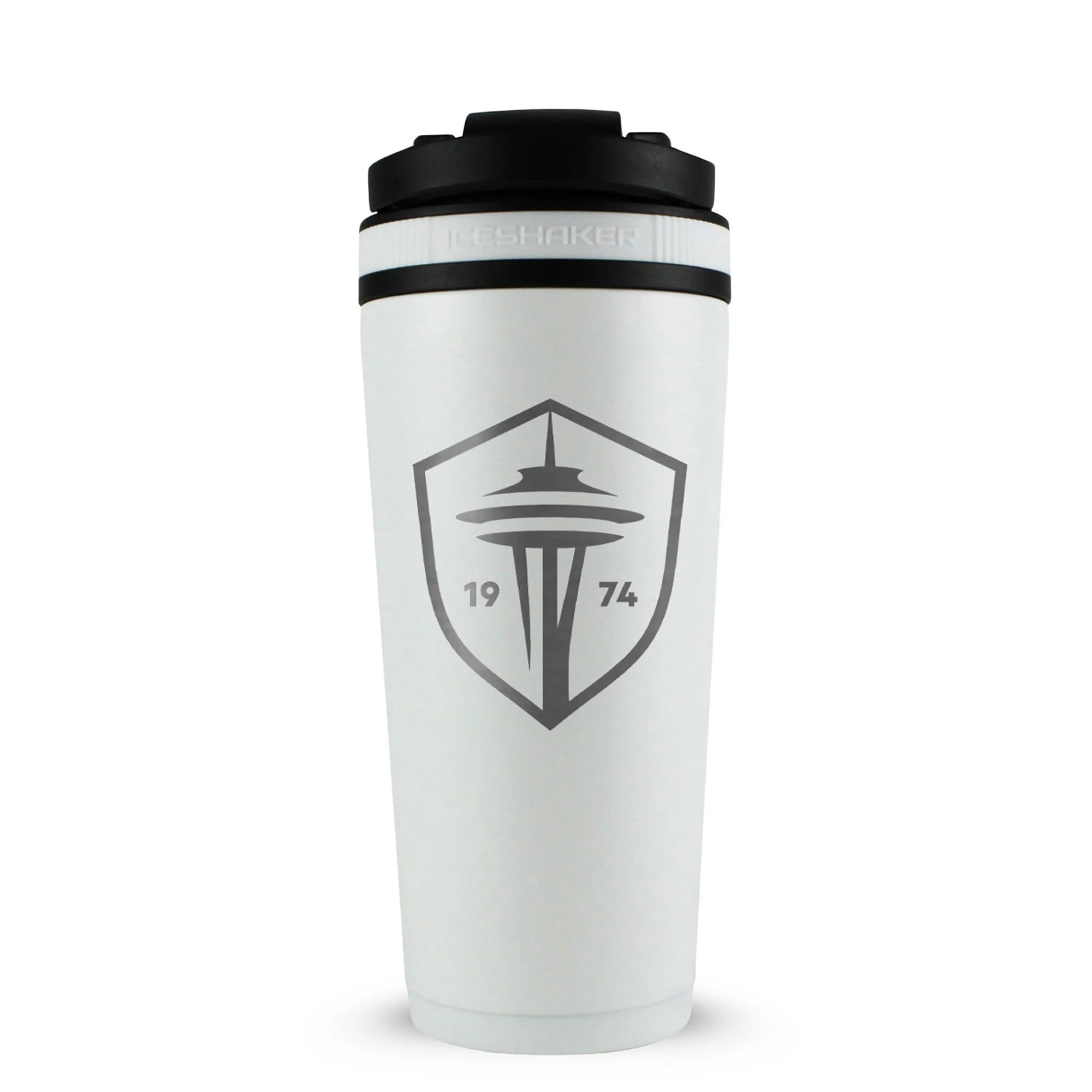 Officially Licensed Seattle Sounders 26oz Ice Shaker - White