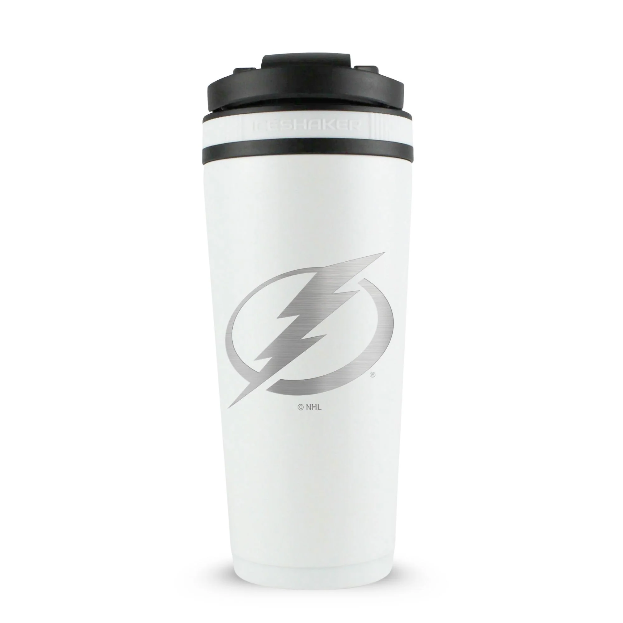 Officially Licensed Tampa Bay Lightning 26oz Ice Shaker - White
