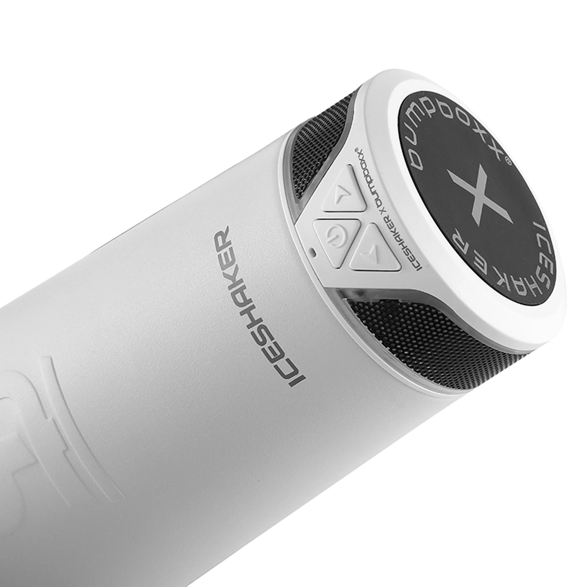 Ice Shaker X Bumpboxx Speaker Bottle - White - Image 5